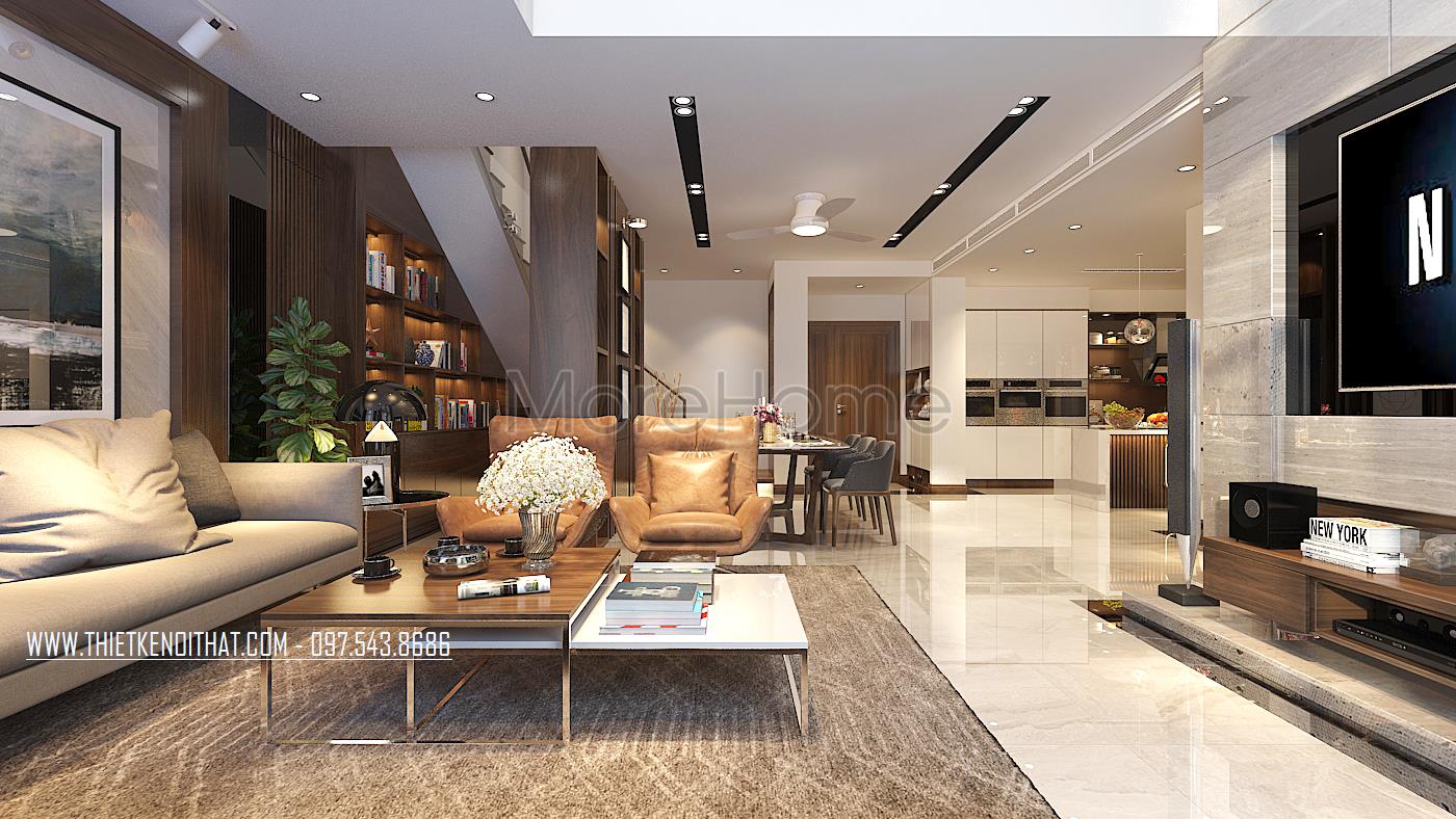  Thiết kế nội thất chung cư cao cấp Penthouse Golden Palace